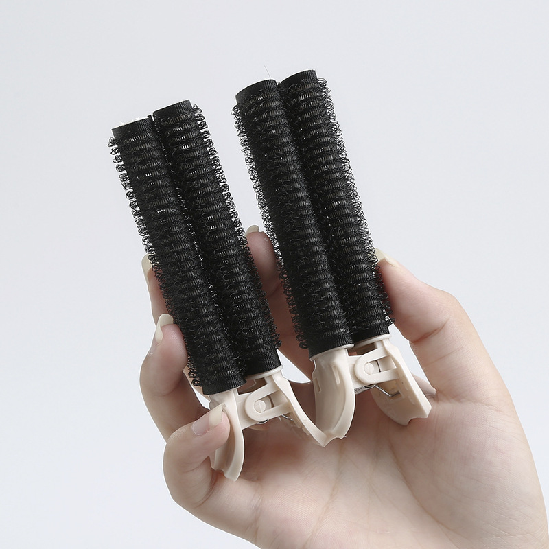 韓国の新しいエア前髪カーリングツールプラスチック怠惰な自己粘着ヘアカーリングツイストカーリングクリップ|undefined