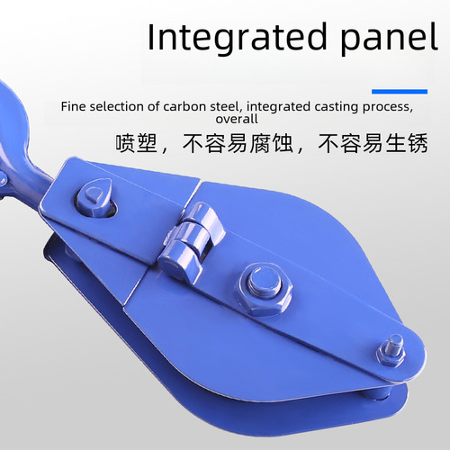 Wholesale Lifting Pulley, Chinese Standard, Hook-Type, Labor-Saving 0.5/1/2/3/5-Ton Pulley Block, Single-Rope Hoist