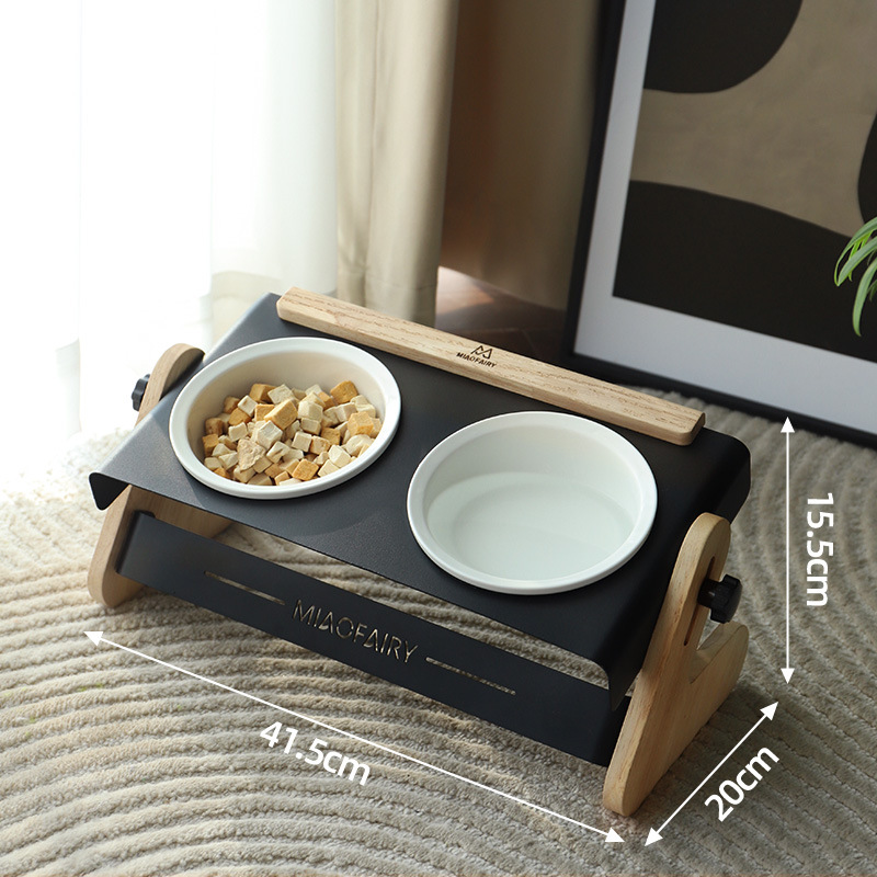 캠핑고양이그릇-뉴화이트그릇