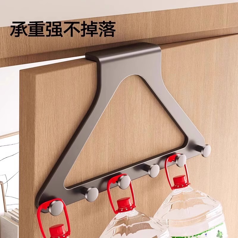 ドア後方フック、玄関ホールの壁に穴を開ける必要はありません、コートフック、寝室、バスルームの収納フック、卸売およびドロップシッピング用の既製フック|undefined
