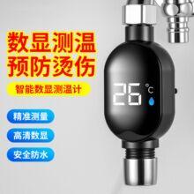 专利家用式花洒LED温度计水温器分国标通用新智能测温儿童洗澡淋