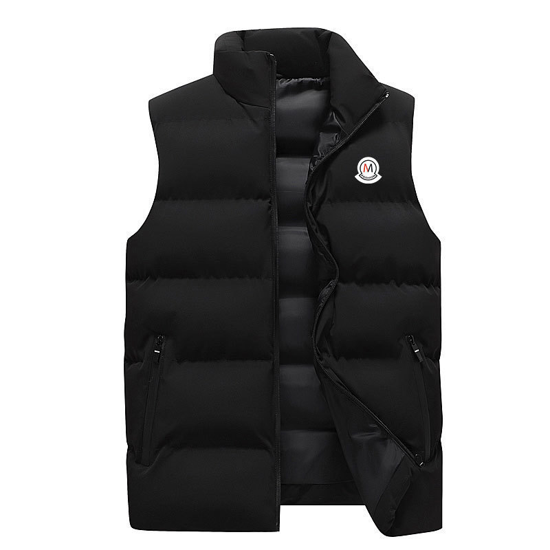 Cross-Border Walmart European Size Men's Clothing Foreign Trade Autumn and Winter New Fashion Color-Blocking Men's Warm Cotton Vest Trendy Vest Cross-Border Walmart European Size Men's Clothing Foreign Trade Autumn and Winter New Fashion Color-Blocking Men's Warm Cotton Vest Trendy Vest