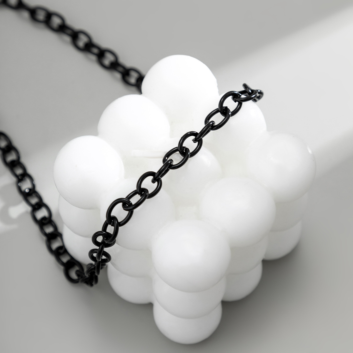 Fashion Solid Color Alloy Stoving Varnish Menu0027S Necklace 1 Piece