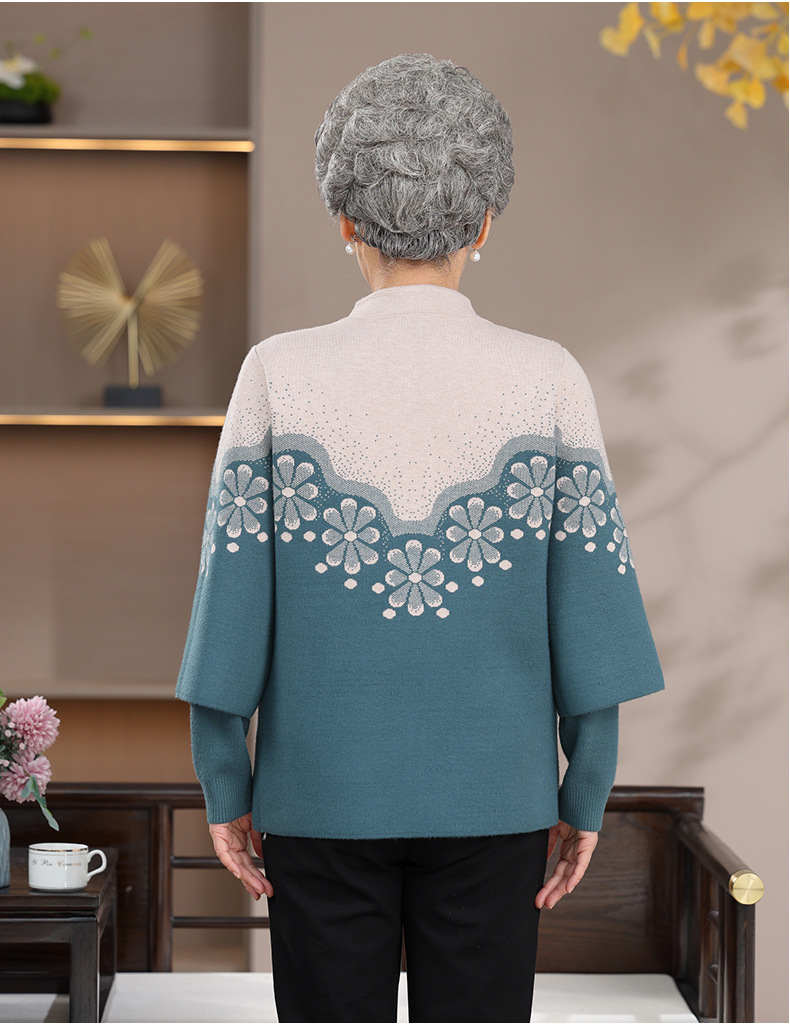 E5710 1300K ÁO KHOÁC NỮ TAIRYA ÁO LEN CẢ BỘ 2 MÓN MÙA XUÂN THU ĐÔNG TRUNG NIÊN THỜI TRANG NỮ G04 SẢN PHẨM MỚI