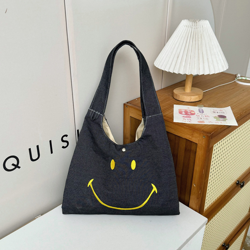 Versión coreana del popular bolso de hombro para niños y niñas, lindo y lindo bolso de mensajero para niños sonriente, estilo occidental, bolso para niños de gran capacidad