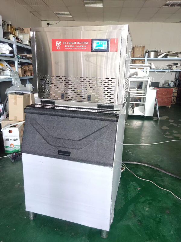 Fuye Commercial Ice Shaver Machine Smart Cabinet Snowflake Ice Maker Fully Automatic Ktv Bar Refrigerated Ice Cabinet Vertical Type