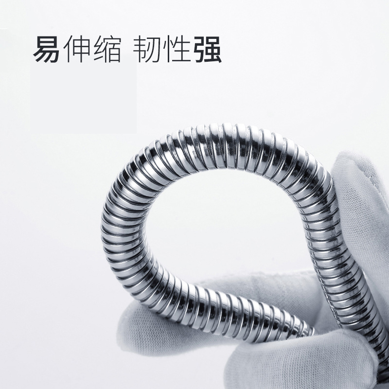 Manguera de Ducha de Acero Inoxidable 304, Tubo para Cabezal de Ducha, Accesorios de Baño, Extensión de Tubería de Agua, Tubo Corrugado Antiexplosión al por Mayor