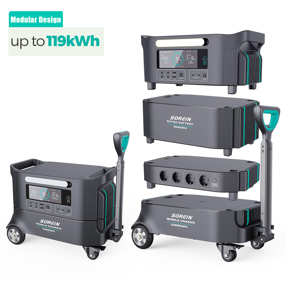 户外移动储能电源大功率大容量2度电快充220V 2400W户外储能电源