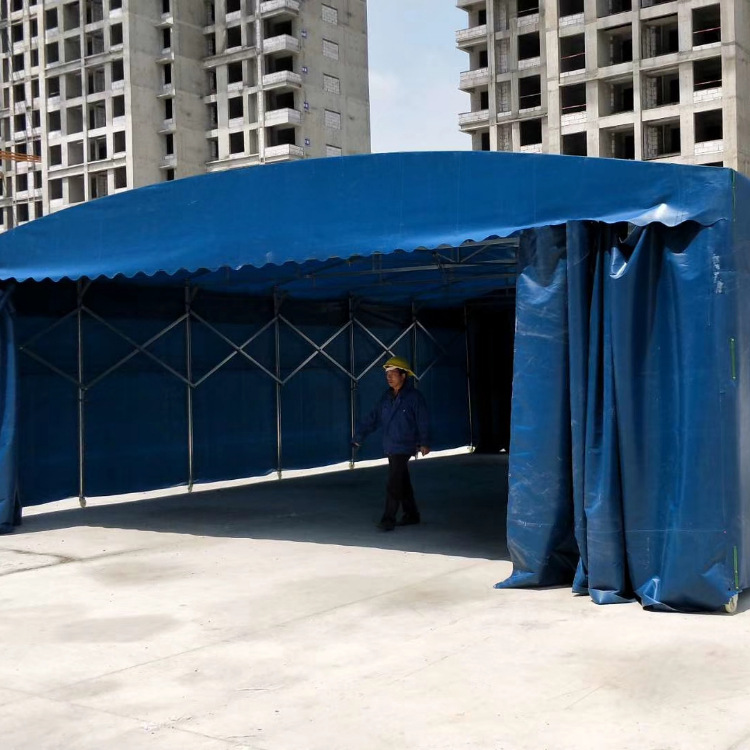 路边摊篷布加厚棚布 混凝土桥梁蒸汽养护篷移动式建筑工地帐篷