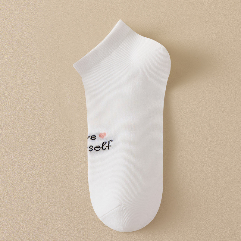 Calcetines sin hueso, calcetines de dama, nueva temporada antiodorante, calcetines de sudor, estudiantes, calcetines de barco lindas, Zhuangyan