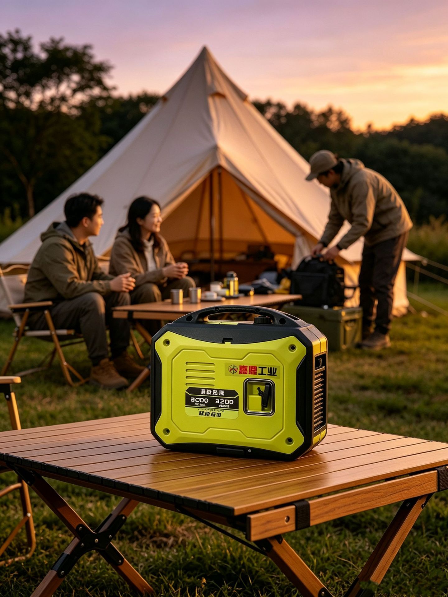 Portable Silent Gasoline Generator for Outdoor Camping, Home Use, and Street Selling 2/3KW Generator
