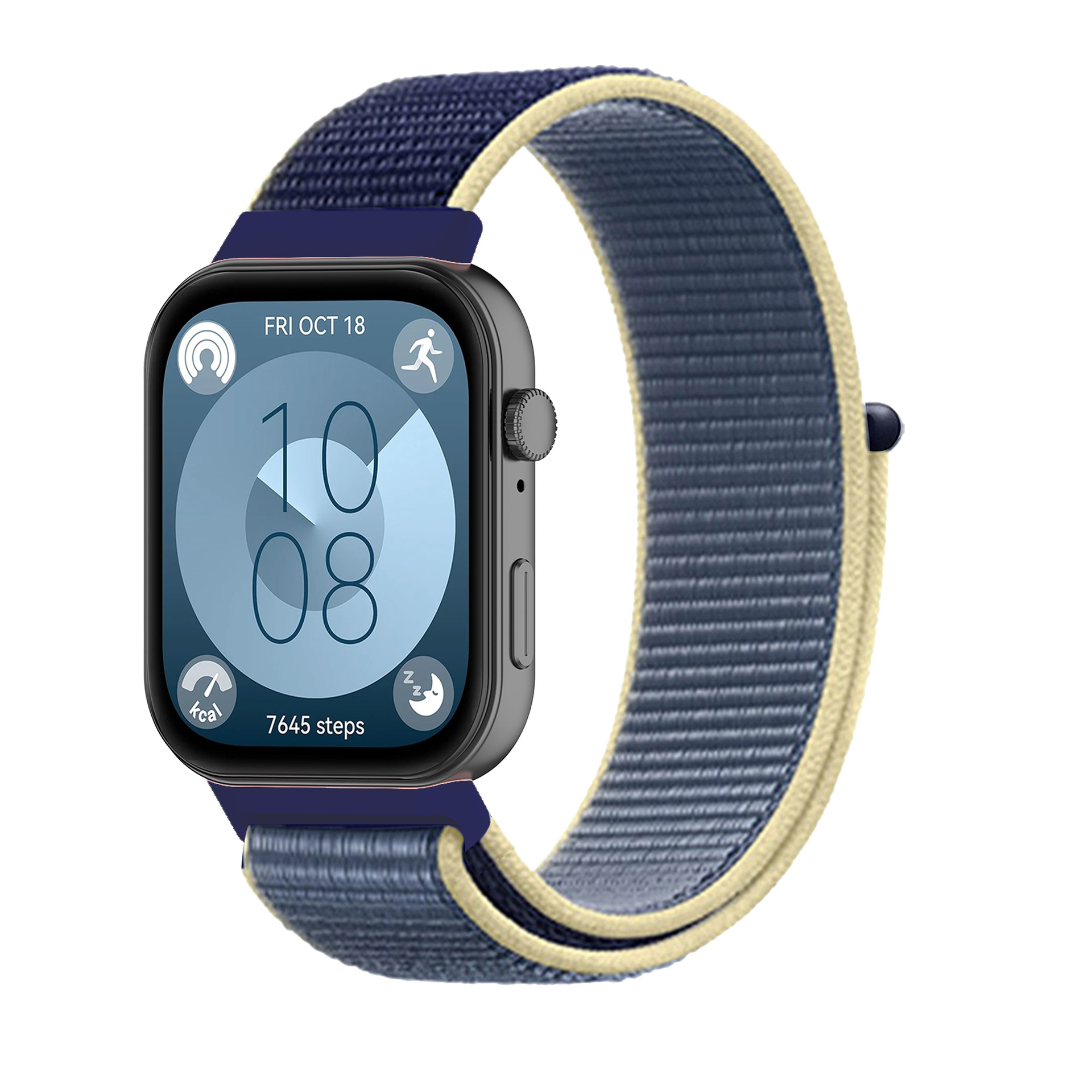 Compatible with Huawei watch Fit 3/4 band Velcro nylon loop band and Huawei Fit4 Pro band undefined