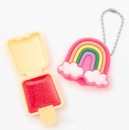 工厂直供宝宝卡通冰棒唇蜜硅胶套 可定zhi可爱卡通棒冰硅胶唇膏套