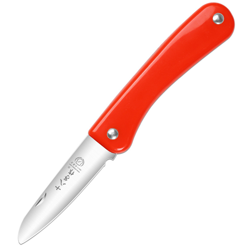18 piezas cuchillo de fruta hogar mini portátil plegable corte de cuero melón cuchillo de fruta cuchillo al aire libre