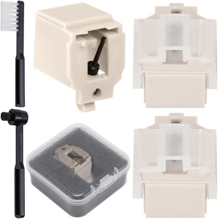 ATN3600L  AT-LP60唱盘 唱头替代唱针3个 带黑白清洁刷子各1个