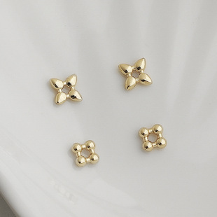14K����ɫ�Ľ���â��Ƭ �����~���朴����� diy�����Ʒ���