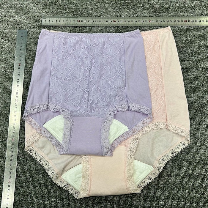 U0301 # inventario bajo precio cintura alta tela de algodón elástica ropa interior a prueba de fugas sexy abdomen engrosado entrepierna fisiología