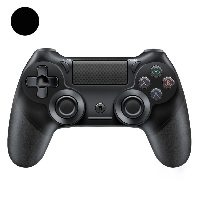 Control Inalámbrico Bluetooth P4 de ABS con Doble Motor de Vibración para Consola P4 y PC