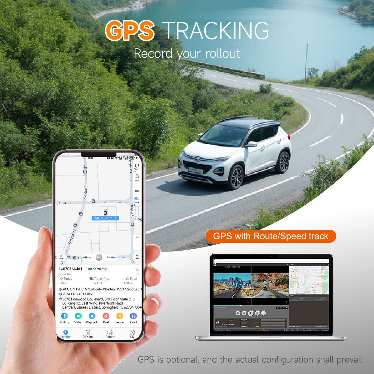 2026 Hot-Selling Temu Cross-Border 4K Front and Rear Dual Recording 170-Degree High-Definition Night Vision Dash Cam with 5g Wifi