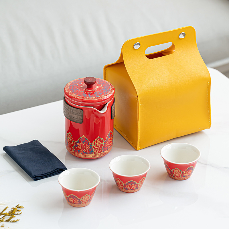 旅行茶器携帯用工夫茶器セット屋外ティーポット|undefined