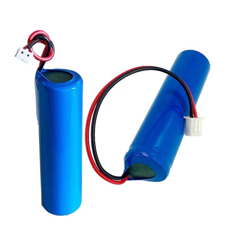 18650锂电池3.7V加保护板出线小电风扇小音响600mAh可充电锂电池