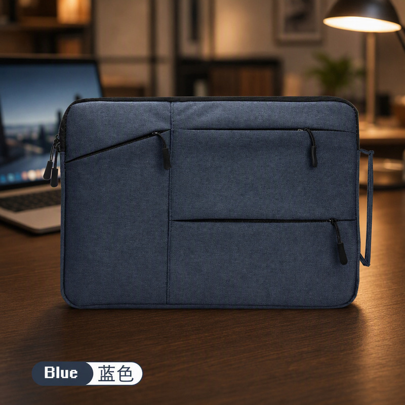 Suitable for Huawei Apple 11Air13Pro 14inch Oxford Cloth Multi-Pocket Fleece-Lined Laptop Sleeve Bag