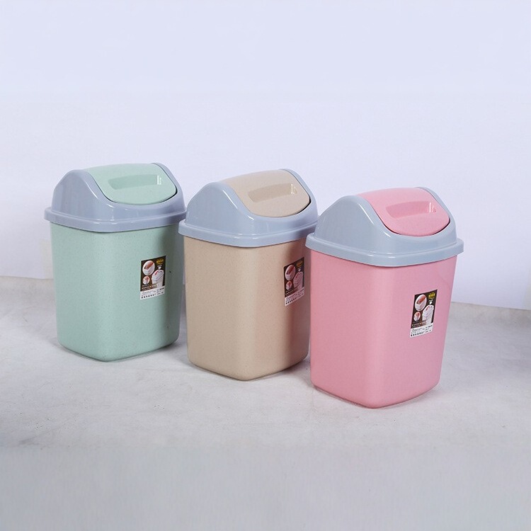 Plastic House Type Swing Lid Trash Can Bathroom Living Room Flip Lid Classification Sanitary Bucket Restaurant Kitchen Trash Can Plastic House Type Swing Lid Trash Can Bathroom Living Room Flip Lid Classification Sanitary Bucket Restaurant Kitchen Trash Can