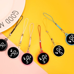 in stock Hot Selling Creative Pendant LED Watch Outdoor Simple Cute Waterproof Pendant Electronic Watch for Primary School Students