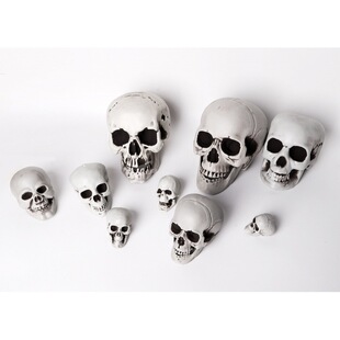 Halloween simulation skull props bar haunted house and other horror scenes atmosphere skull layout ornaments
