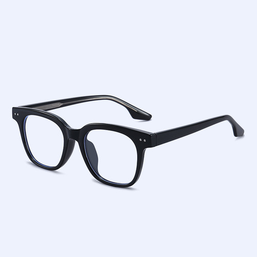 New style women's plate glasses thick frame tr90 frame integrated nose pads fashion plain frame glasses frame men's glasses frame