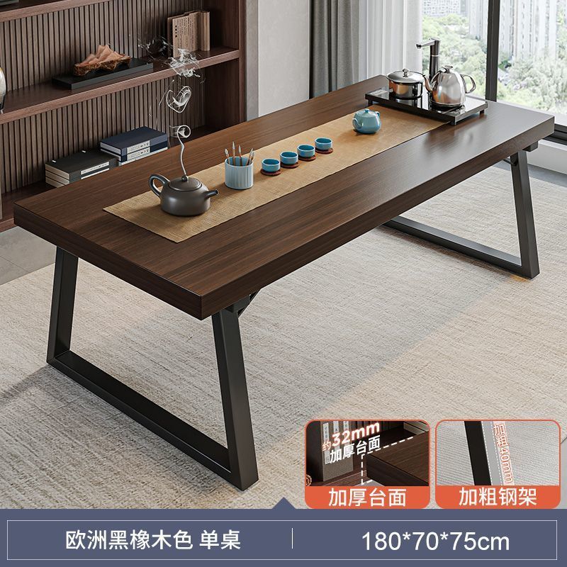 Mesa de té de madera sólida combina una mesa de cinco sillas mesa de té nueva mesa de mesa de mesa de té de oficina de negocios de estilo chino mesa de té