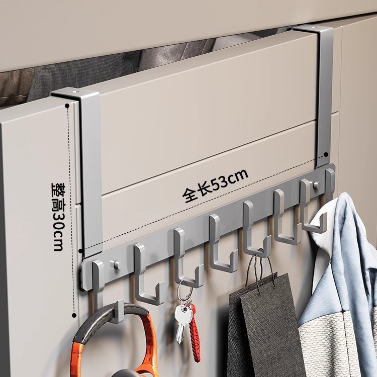 Gancho de puerta trasera tipo puerta trasera sin perforación percha de ropa percha de ropa percha de entrada percha de pared percha de ropa percha