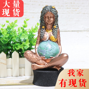 Cross-border Mother Earth Statue Gaia Art Goddess Statue Resin Crafts Mother of the Earth Ornaments A23