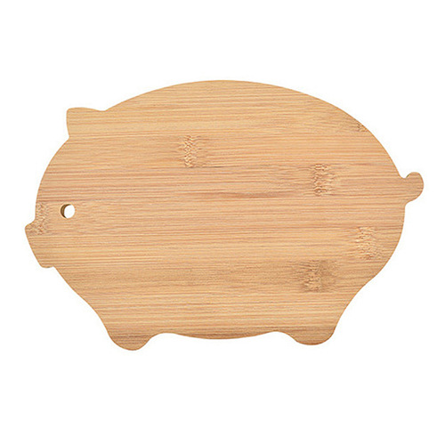 Creative mini animal bamboo cutting board baby food supplement classification cutting board fruit cutting board kitchen household cutting board