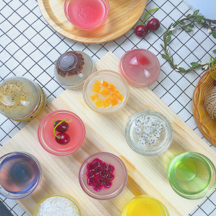 Commercial special bowl medium transparent ceramic glass bowl bowl bowl bowl bowl cake mold stall Tang Yan