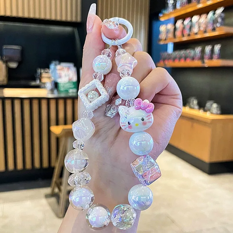 Hello kitty, creative short phone case, protective chain, camera, mobile phone, wholesale
