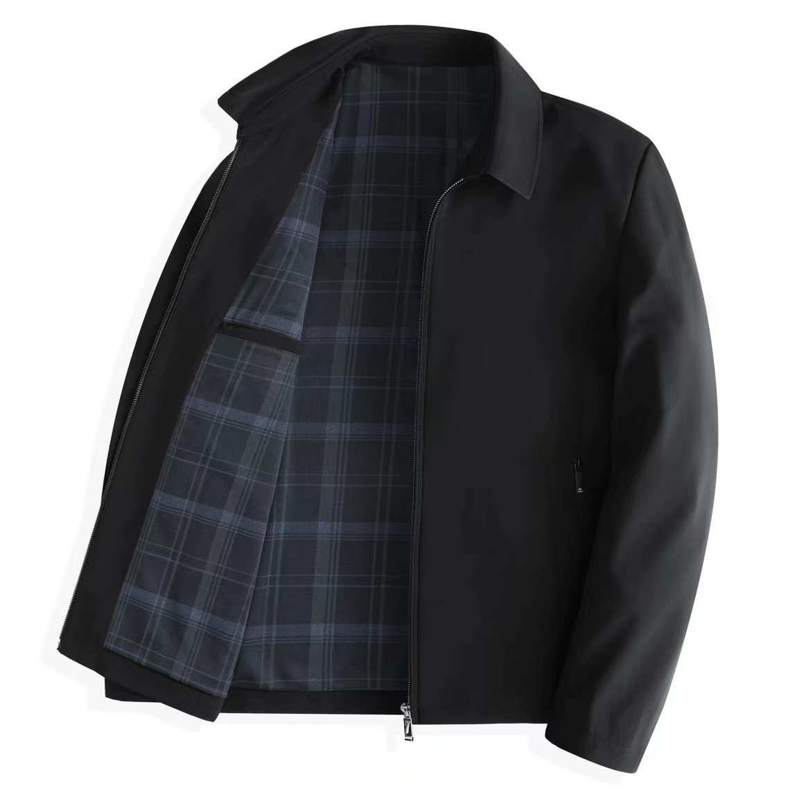 Men's Jacket Business Casual Solid Colour Lapel Executive Coat_voghion.com