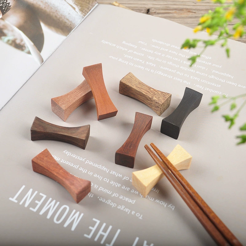 Оптовая продажа деревянная подставка для палочек для еды подставка для палочек для еды подушка для палочек для палочек