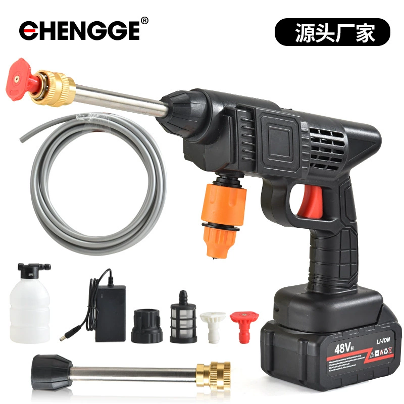 Источник завода Chengge-решетка водяной пистолет высокого давления беспроводной литий-электрический водяной пистолет портативный автомойка артефакт зарядка высокая мощность автомойка машина