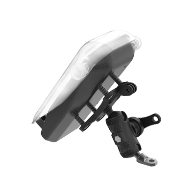 Motorcycle Shockproof Navigation Phone Motosiklet ləvazimatları və aksesuarları - fifth-generation-triple-proof-protective-case-transparent-white-rear-camera-lens-style