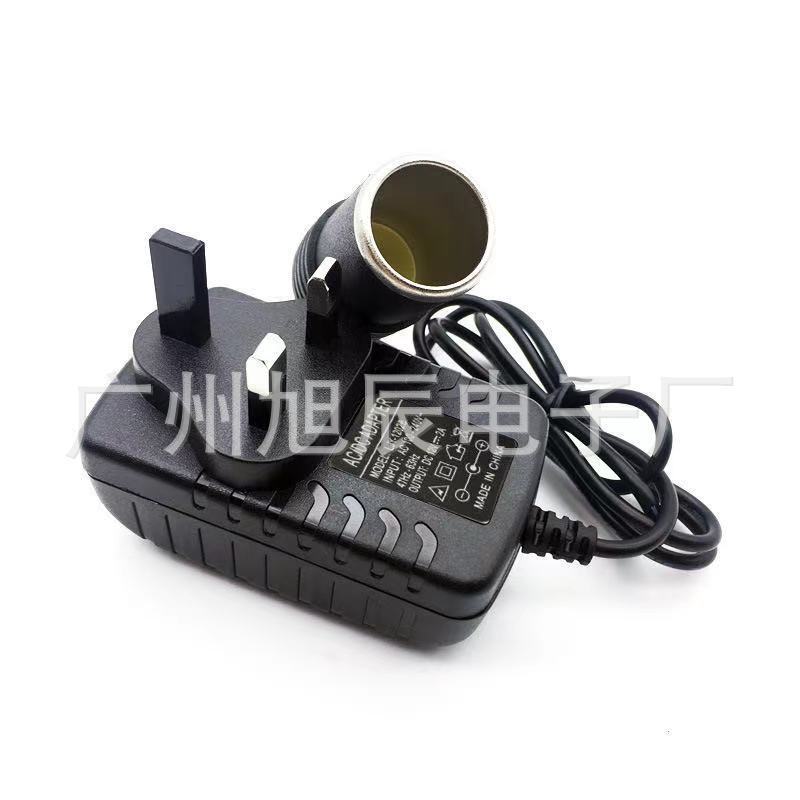 12v2a車載電源アダプタ車載冷蔵庫掃除機記録計車載シガーアダプター|undefined