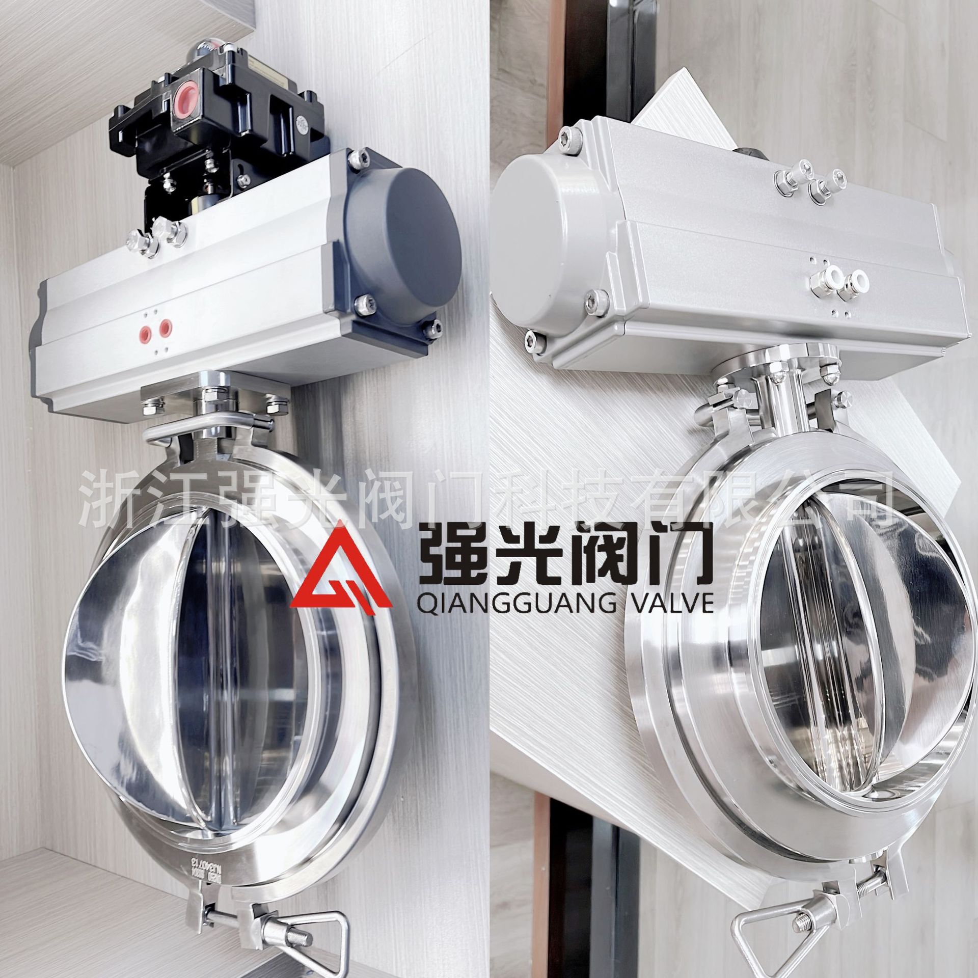 卫生级星形粉体阀，卫生级星形粉体蝶阀，快拆式，快开式，卡箍式