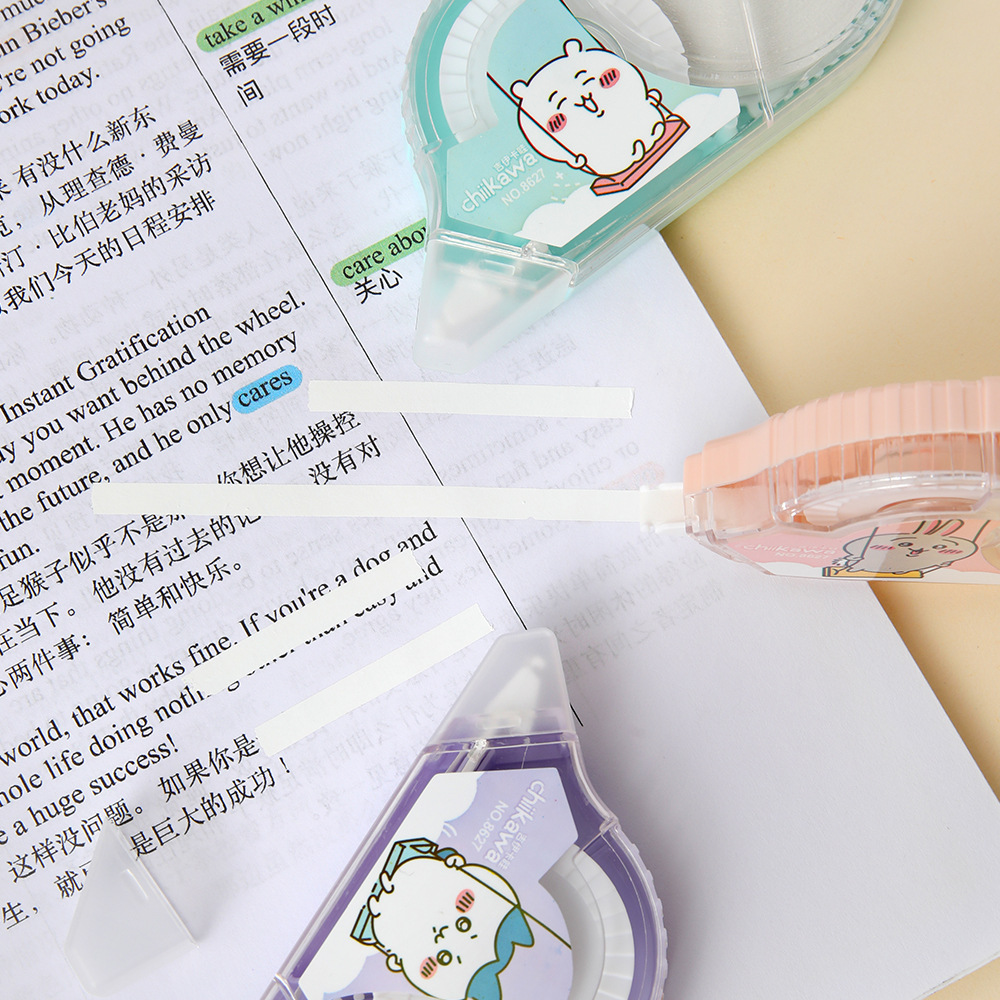 Círculos animados corrección de cinturón de 5 mm de alto valor de la cara montaña y mar a través de ai corregir la corrección de cinturón de error suave estudiantes de papelería