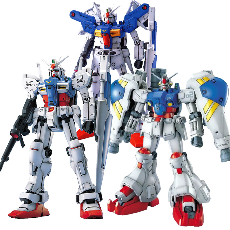 Wandai assembled MG 1/100 GP01 land-type GP02A try to make No. 2 machine up to GP-02