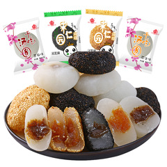 Ranli Dried mochi glutinous rice balls, glutinous rice cakes, donkey rolling snacks, breakfast food, pastries, snacks 2 pounds, dropshipping