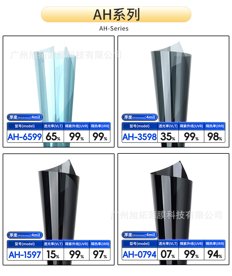 Car insulation film for cross-border supply, car window sun insulation film, one-piece drop shipping, full car glass insulation film factory
