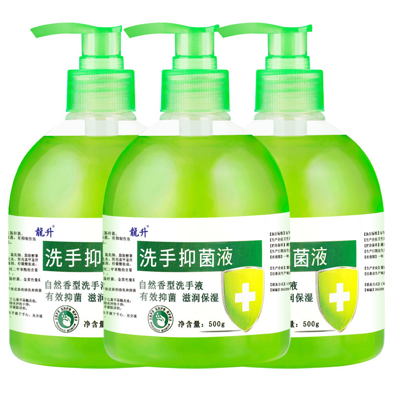 【10本入りフルボックス】Longsheng 抗菌手指消毒剤 500g フレグランス アロエベラ 抗菌 家庭用 手をきれいにし、保湿します|undefined