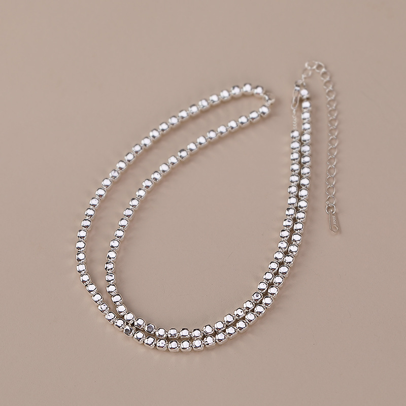 Vòng tay bạc S925 hình hươu bạc phong cách cổ điển cá tính — Kiểu vòng cổ