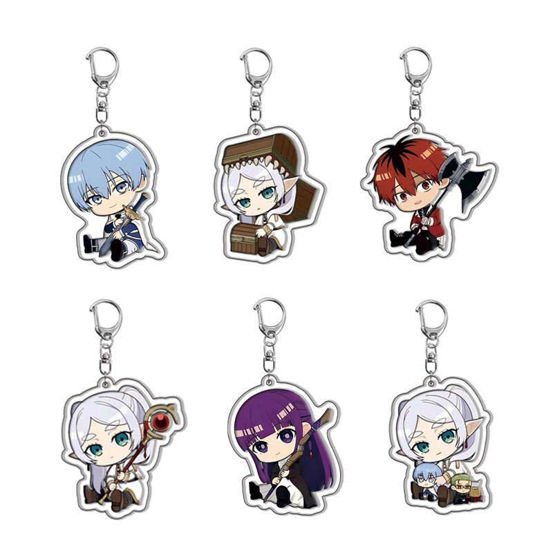 [Interlayer] buried fulilian acrylic keychain fulilian xinmeier Haita. Cartoon ornaments