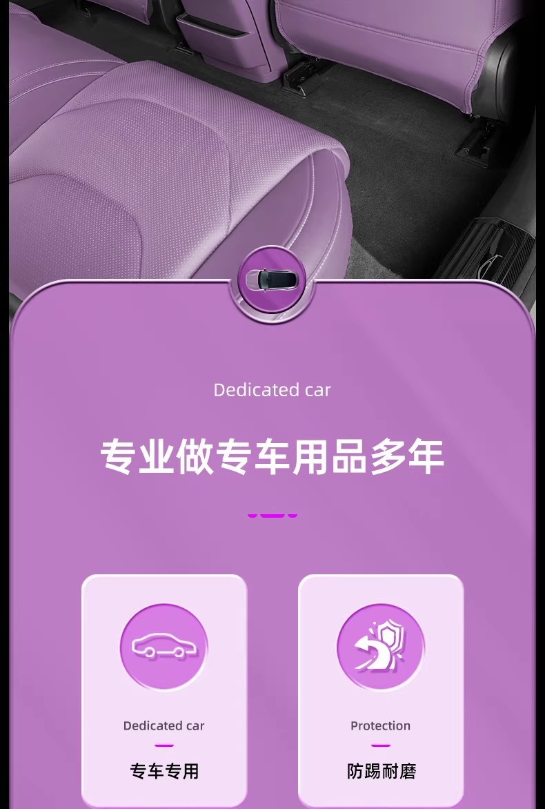 Suitable for the New Generation Xiaomi Su7 Anti-Kick Pad, Rear Seat Backrest Pad, Refrigerator Protection, and Wear-Resistant Accessories